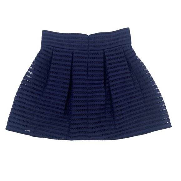 Freestyle Revolution Juniors Size M Punk Party Skirt Eyelet Navy Blue NWT - Picture 2 of 10